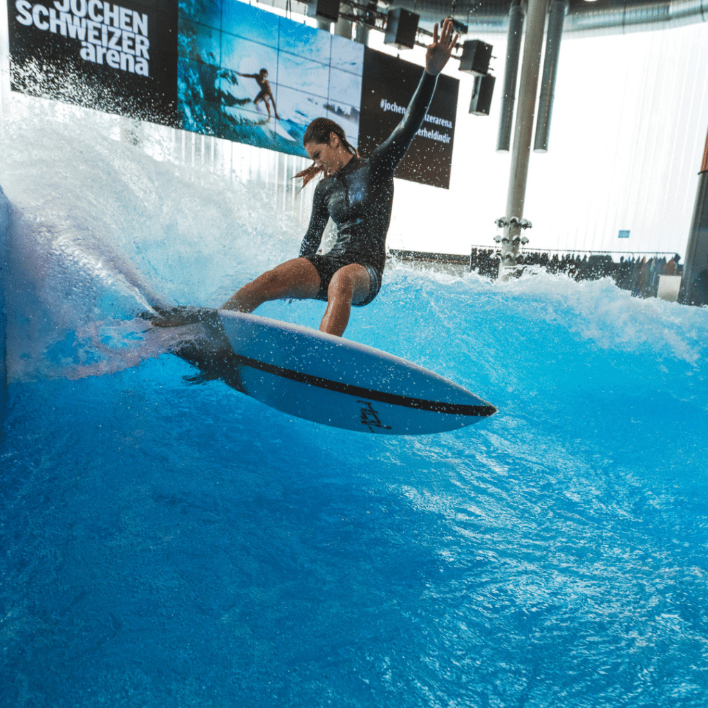 Surferlebnis in der Jochen Schweizer Arena