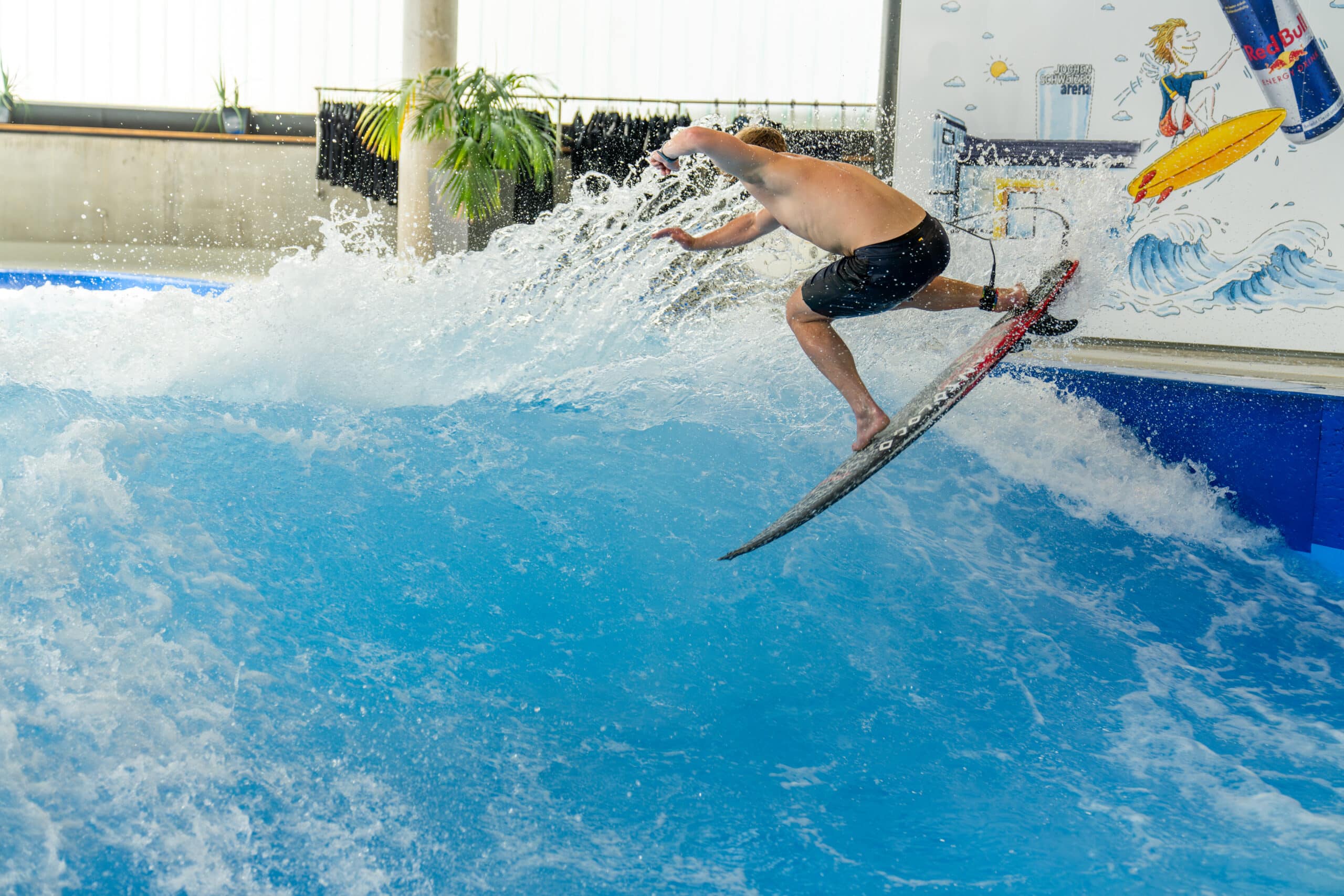 Ein Pro Surfer auf der Welle