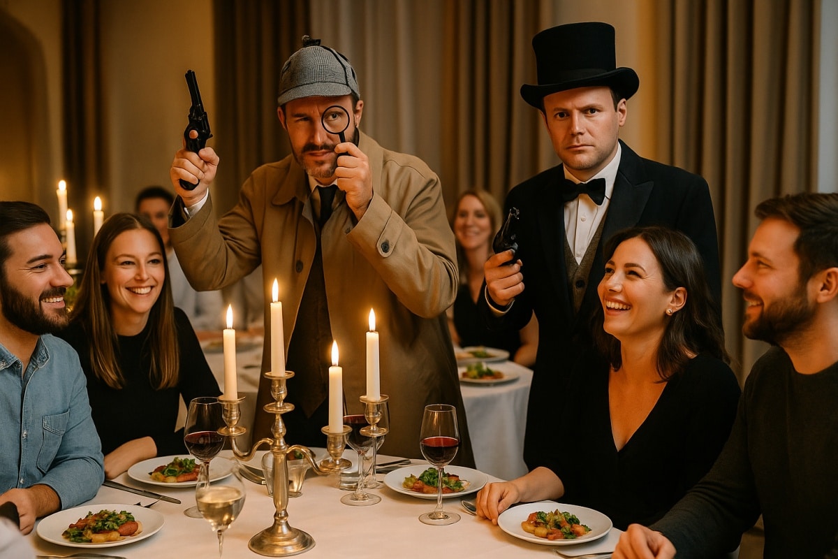 Krimidinner für Teams - gemeinsamer Rätselspaß