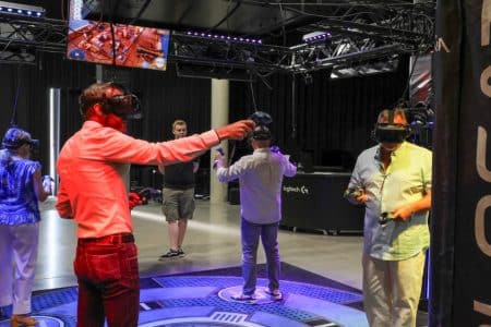 VR-Games testen beim Jochen Schweizer Business Club
